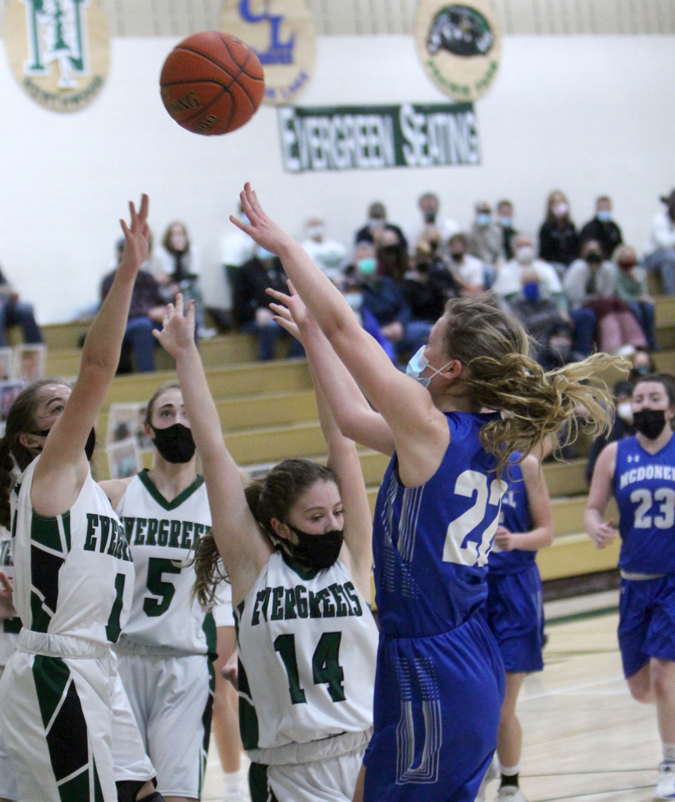 McDonell girls basketball at Northwood 2-18-21